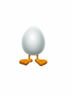 гифка яйцо с ножками